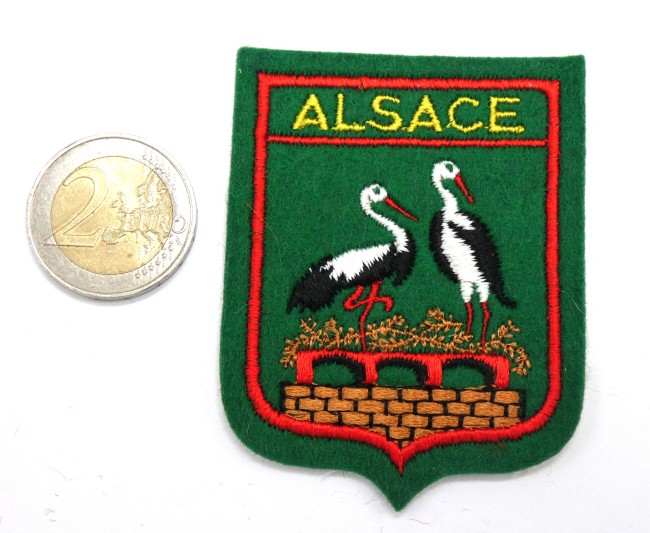 Ecusson collection brodé ville ALSACE