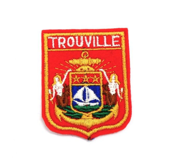 Ecusson brodé ville Trouville 