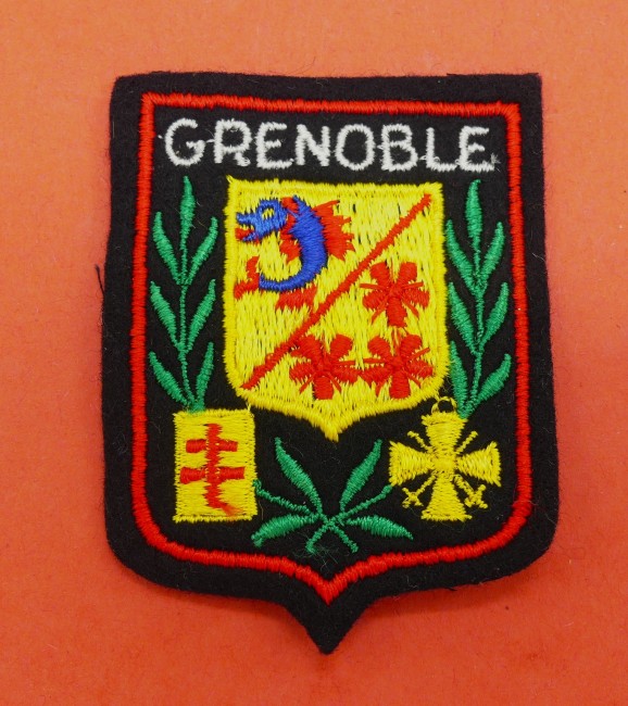 Ecusson brodé ville Grenoble 