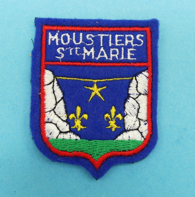 Ecusson ville Moustiers Ste Marie 