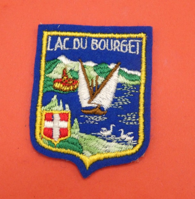 Ecusson brodé Lac du Bourget 