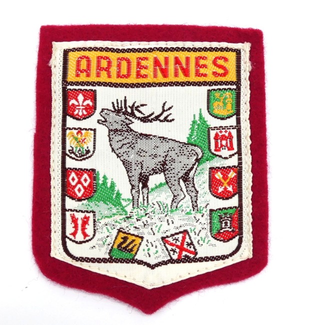 Ecusson brodé ville Ardennes  