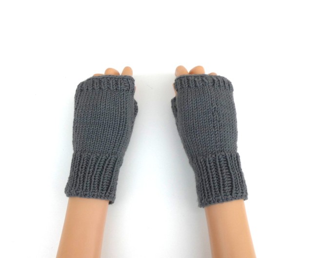 Mitaines grise Katia merino sport