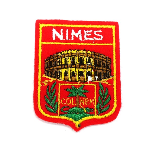Ecusson brodé ville Nîmes