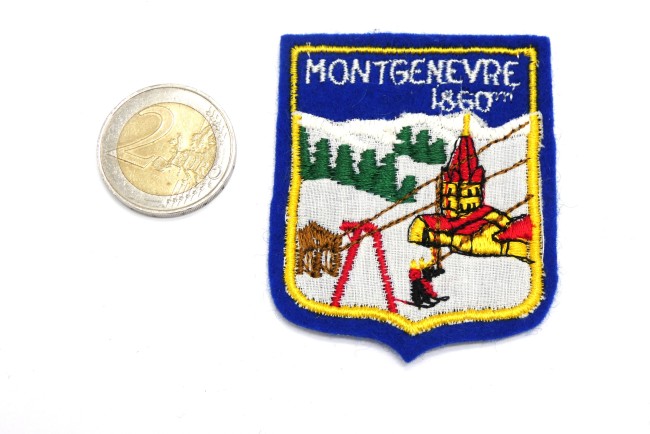 Ecusson brodé MONTGENEVRE 1860 M