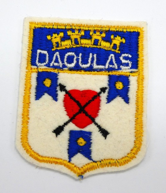 Ecusson brodé ville DAOULAS