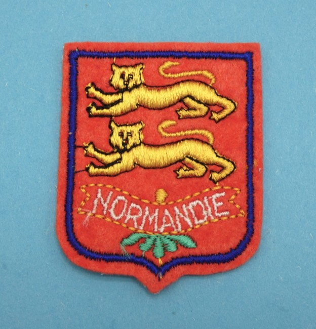 Ecusson brodé ville Normandie 