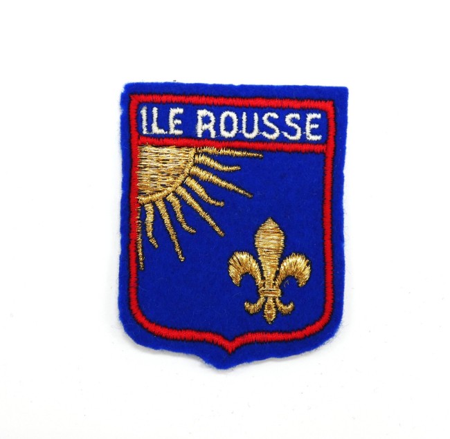 Ecusson brodé Île Rousse ( occasion ) 