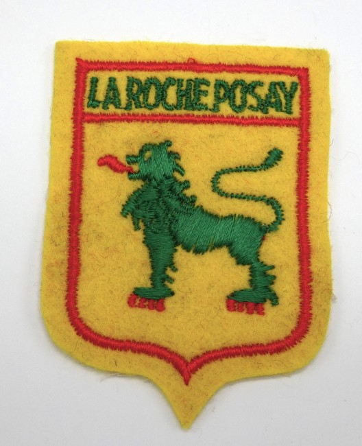 Ecusson ancien brodé La Roche Posay