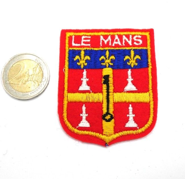 Ecusson brodé ville Le Mans