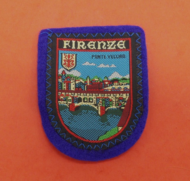Ecusson brodé ville Firenze ( Florence )
