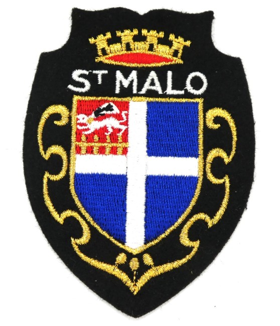 Ecusson meresse brodé ville St Malo 