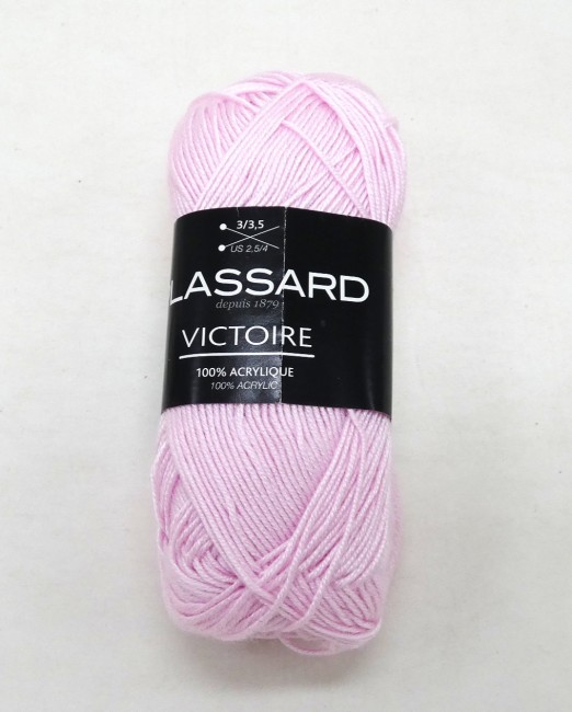 Fil à tricoter Plassard Victoire rose 03
