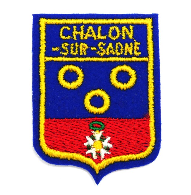 Ecusson brodé ville Chalon - sur - Saone 