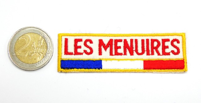 Ecusson Les Menuires ( drapeau France ) 