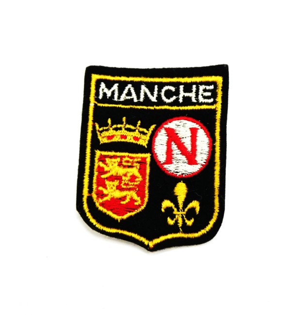 Ecusson brodé ville Manche