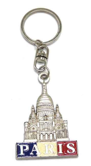 Ancien Porte clé métal sacré coeur PARIS 