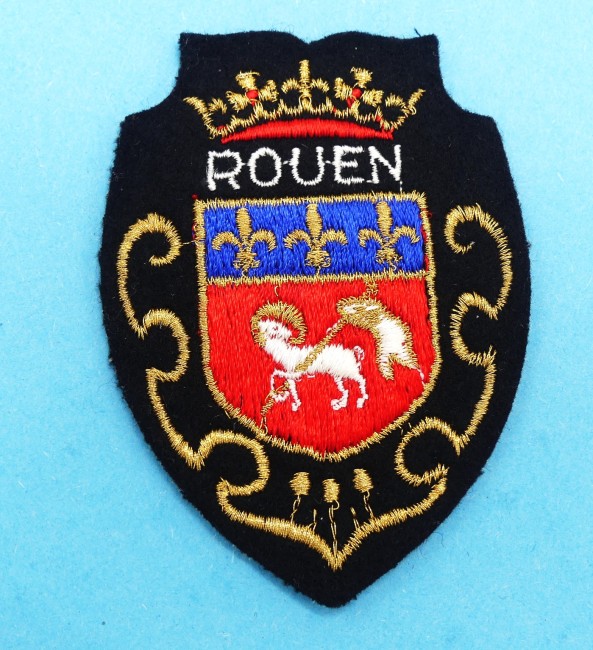 Ecusson brodé ville Rouen 