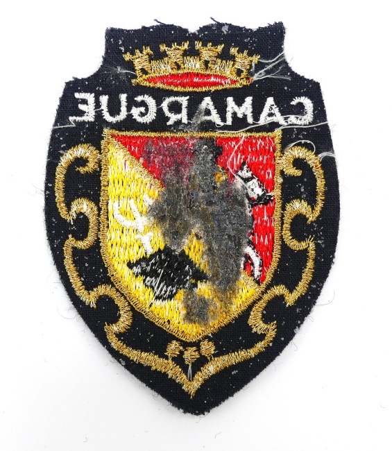 Ecusson meresse brodé ville Camargue