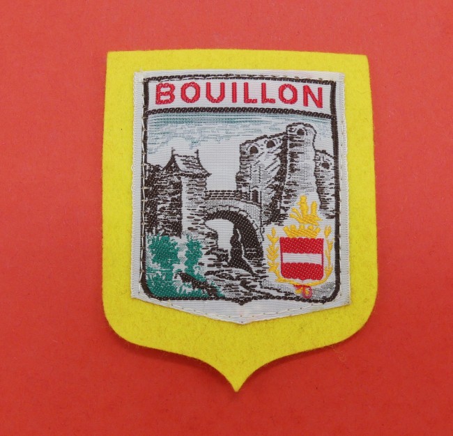 Ecusson brodé ville BOUILLON 