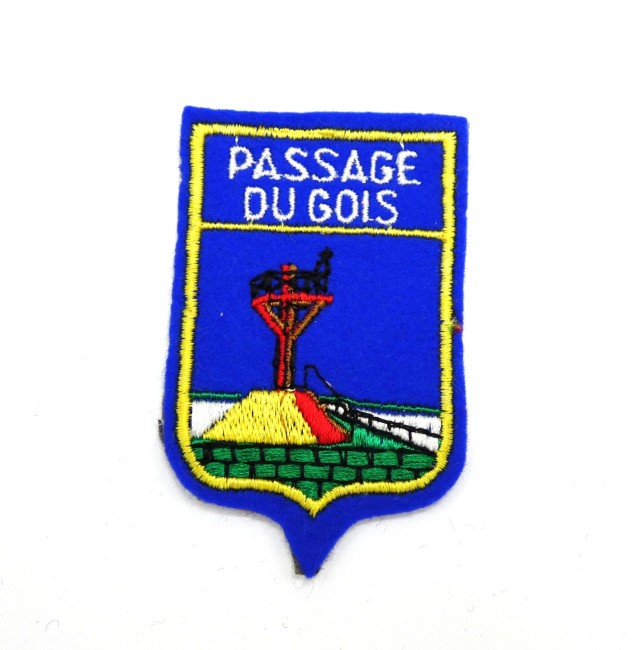 Ecusson brodé ville passage du Gois