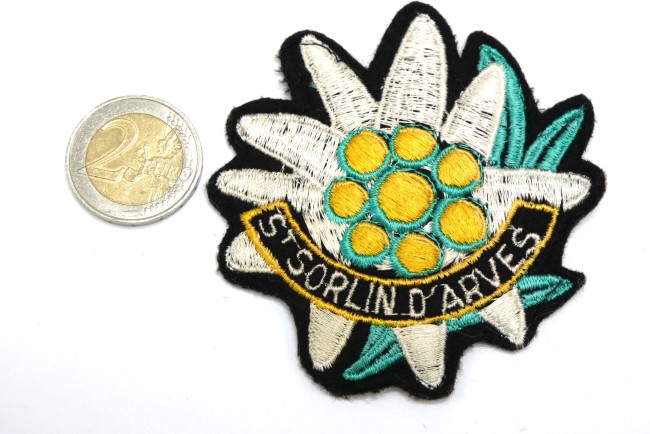 Ecusson brodé ville St Sorlin d ' Arves