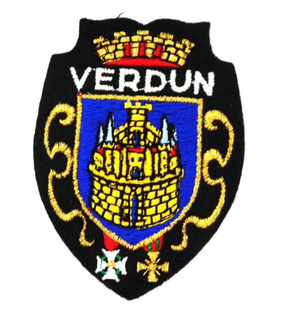 Ecusson brodé ville Verdun