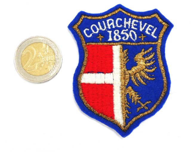 Ecusson brodé ville Courchevel 1850