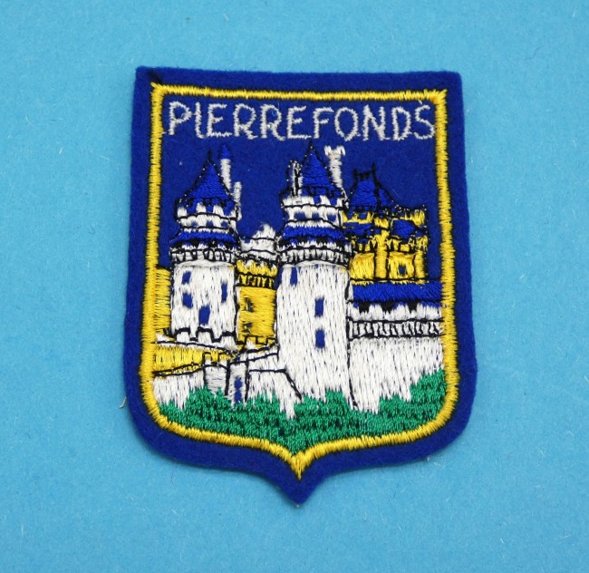 Ecusson brodé ville Pierrefonds