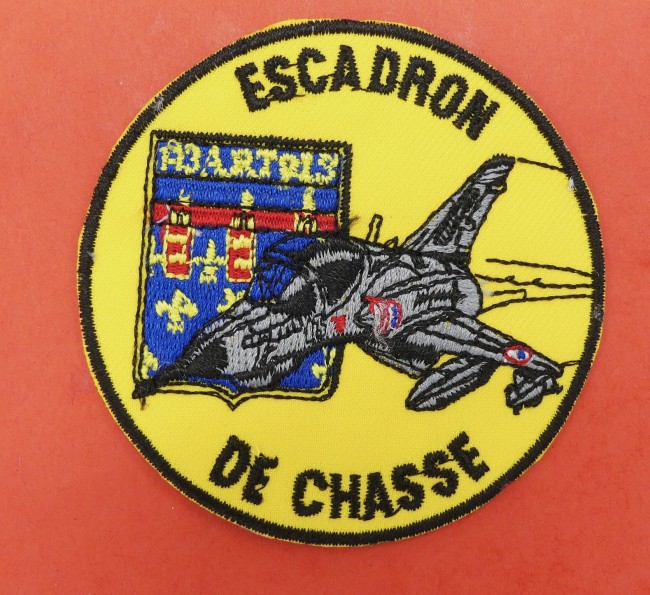 Pacth écusson brodé Escadron de chasse 