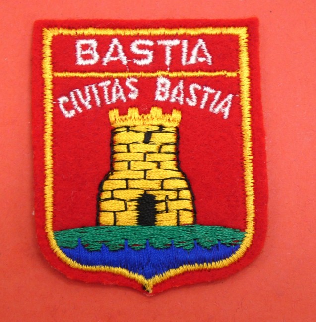 Ecusson brodé Bastia ( Civitas Bastia )