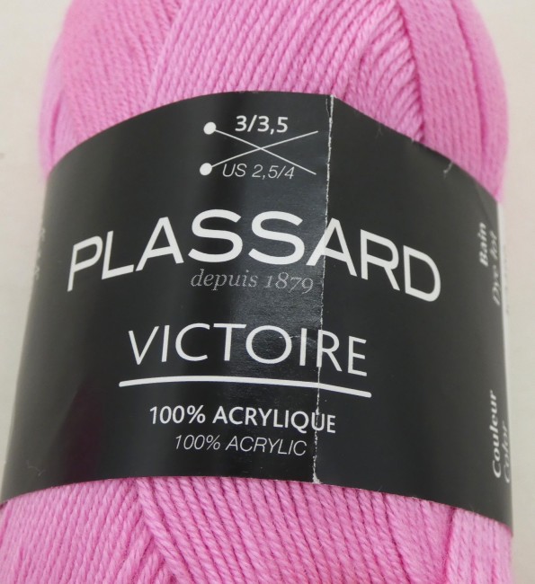 P1030333 Fil à tricoter Plassard Victoire rose 02