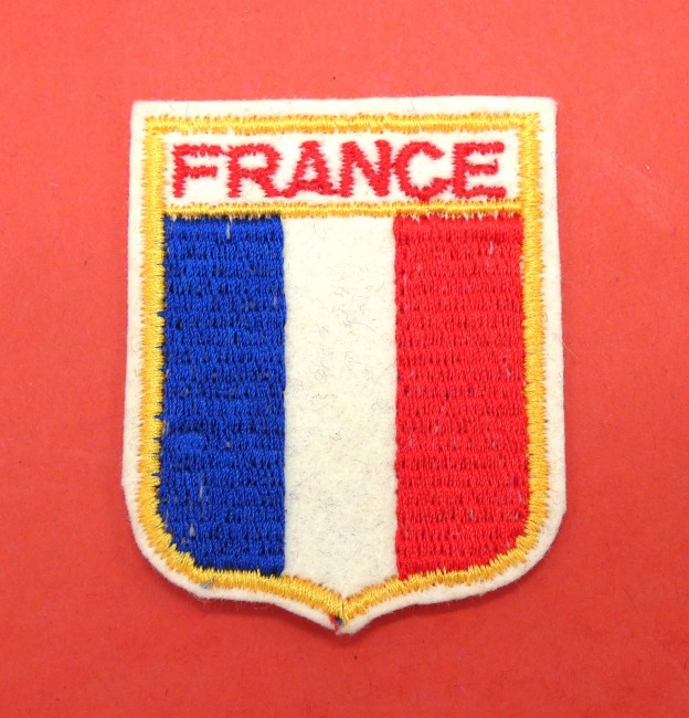 Ecusson brodé pays ville FRANCE