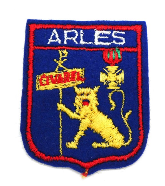 Ecusson brodé ville ARLES