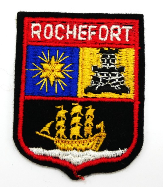 P1070956 Ecusson brodé ville Rochefort