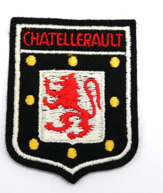 Ecusson brodé ville CHATELLERAULT 