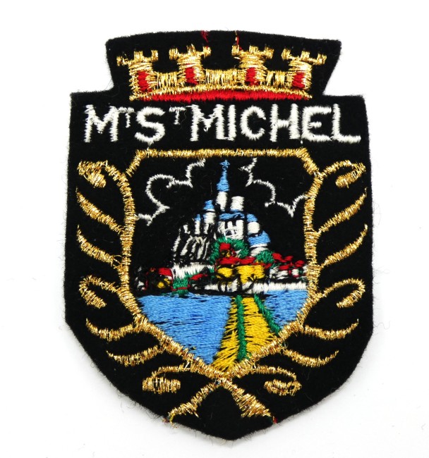 Ecusson meresse Mt St Michel ( 7 cm X 5 cm ) à coudre