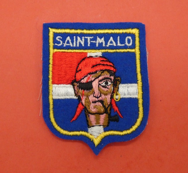 Ecusson brodé ville Saint Malo
