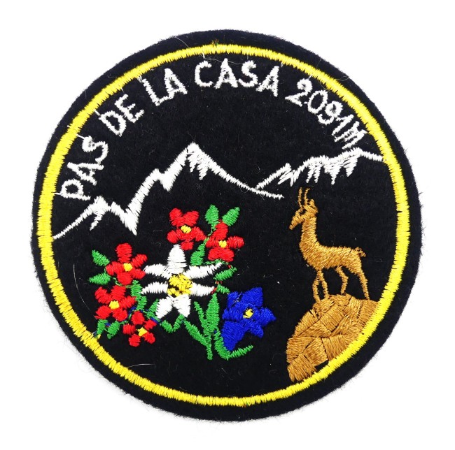 P1260131 Ecusson brodé Pas de la Casa