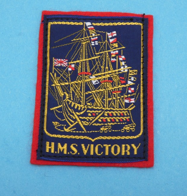 Ecusson brode navire H.M.S Victory 