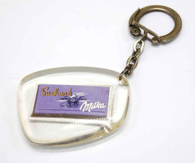 P1050940 Porte clé publicitaire chocolat Suchard Milka