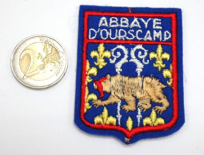 Ecusson brodé ville ABBAYE D ' OURSCAMP
