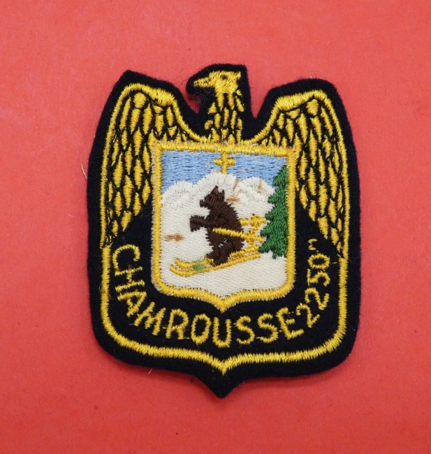 Ecusson brodé ville CHAMROUSSE 2250 M