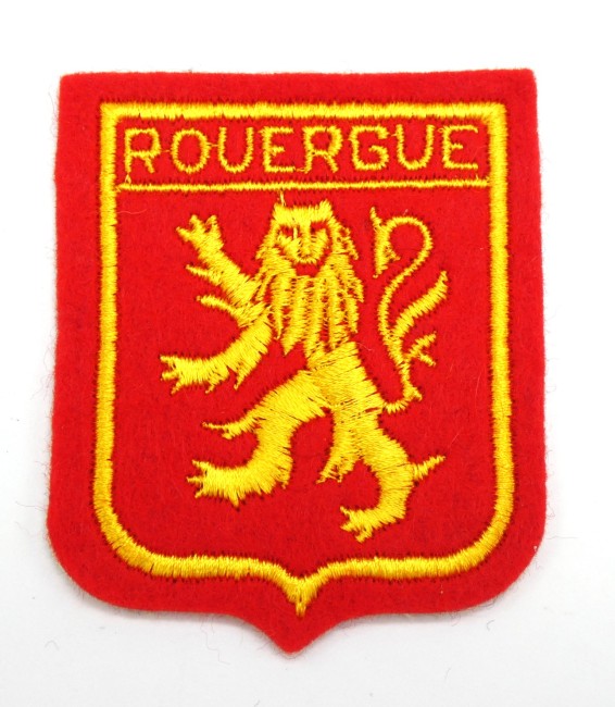 Ecusson brodé ville Rouergue 