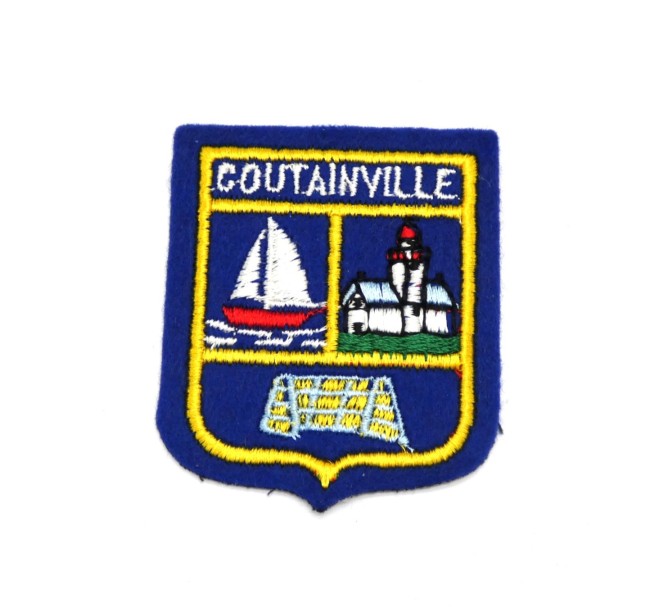 Ecusson brodé ville COUTAINVILLE 