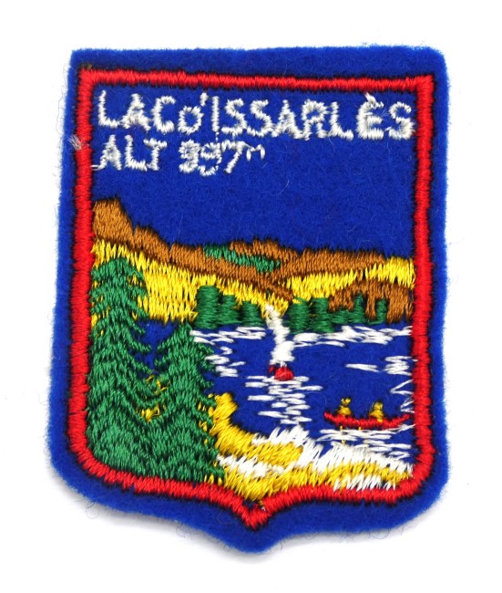 Ecusson brodé Lac d'Issarlès Alt 997 m 