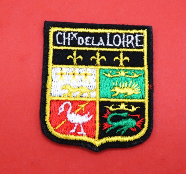 Ecusson brodé chateaux de la Loire à coudre 