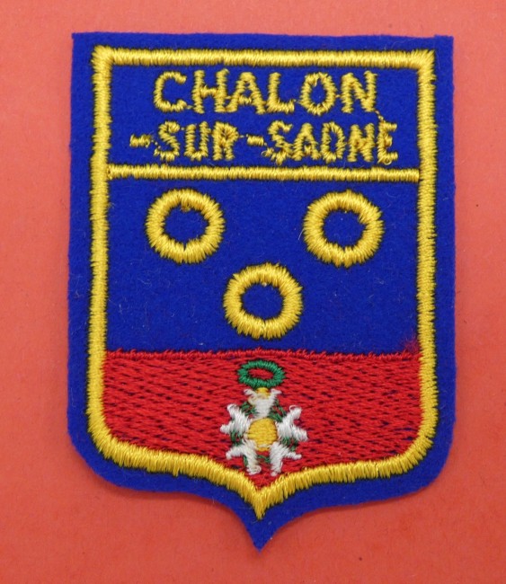 Ecusson brodé ville Chalon - sur - Saone 