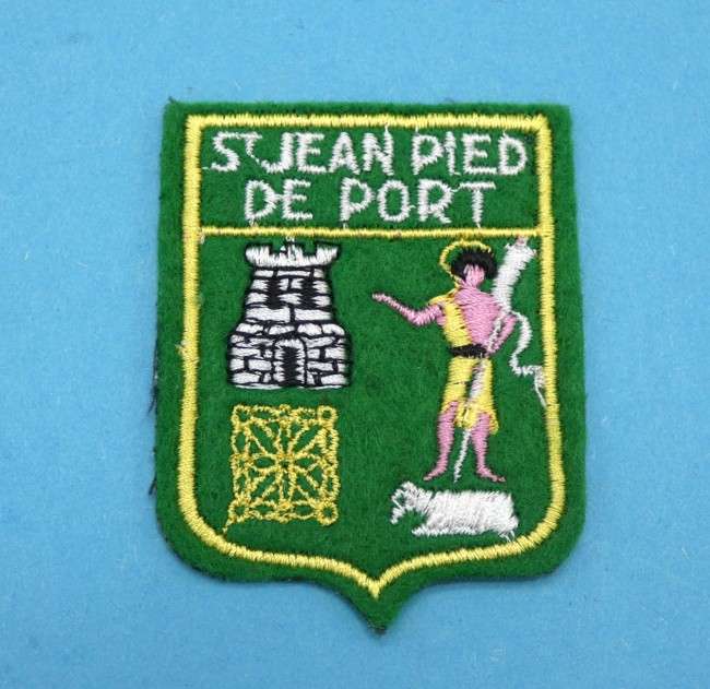 Ecusson blason ville St Jean Pied de Port 