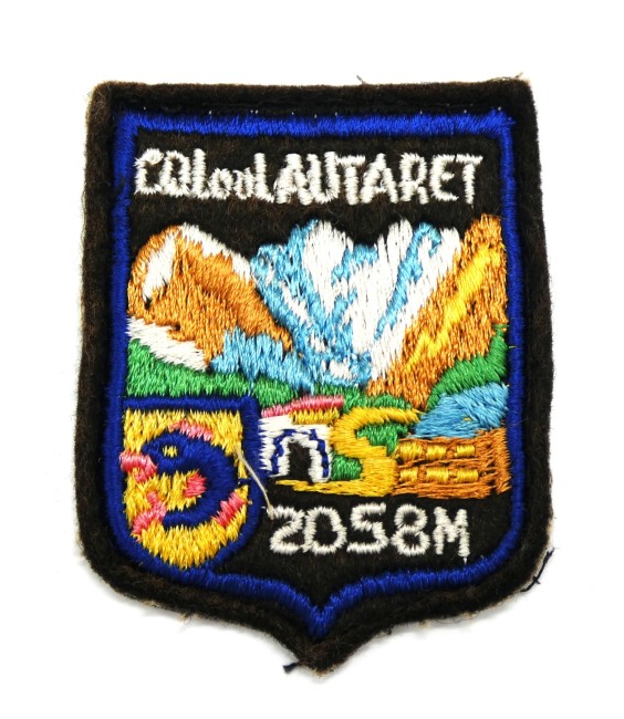 Ecusson ancien Col du Lautaret 2058 M 